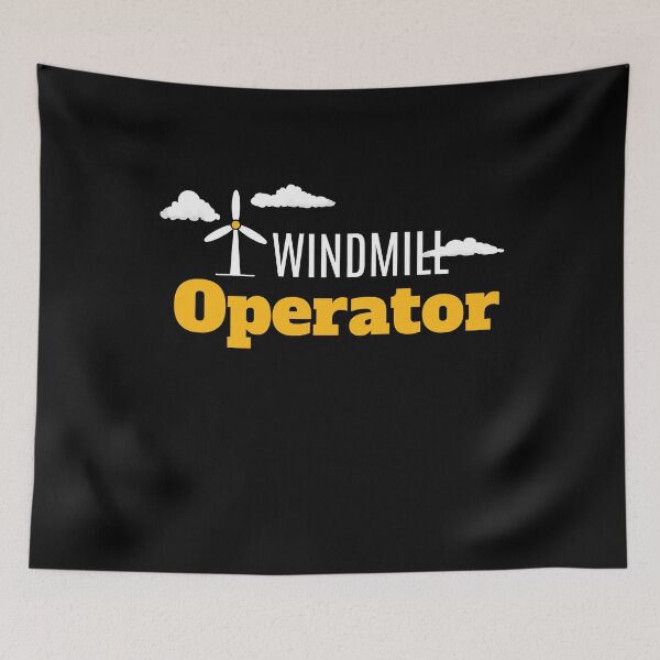 Item preview, Windmill Operator Wind Power Wind Energy designed and sold by MooonTees.