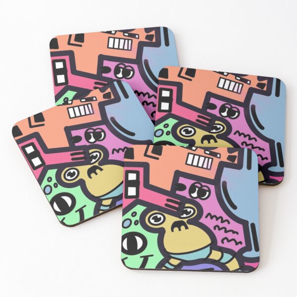Item preview, Colourful Funny Creative Character Original Doodle Art designed and sold by CreativeCanvas6.