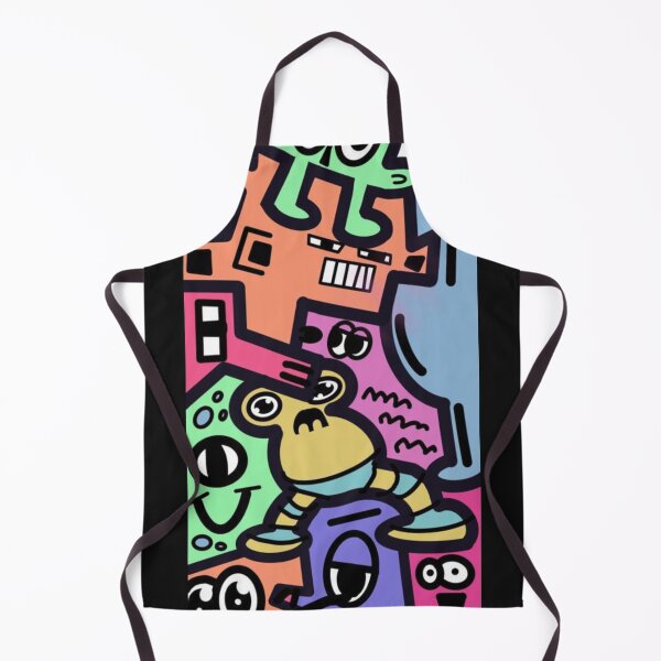 Item preview, Colourful Funny Creative Character Original Doodle Art designed and sold by CreativeCanvas6.