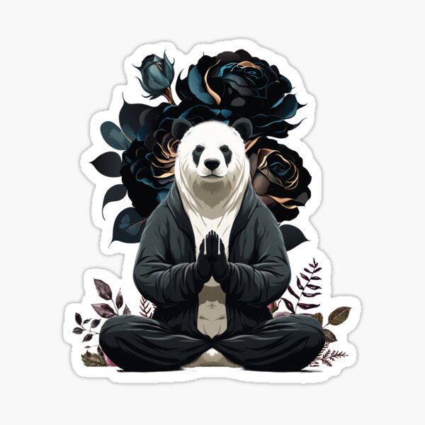 Panda Yoga Stickers for Sale