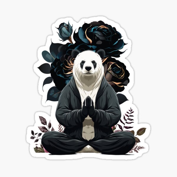 Panda Yoga Sticker – MercedesLopezCharro