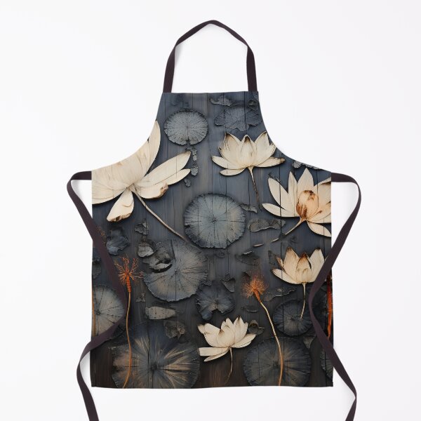 Item preview, burned wood flower art print designed and sold by dcrc.