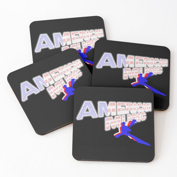 Item preview, American Music flag Rock n Roll designed and sold by barefootmk.