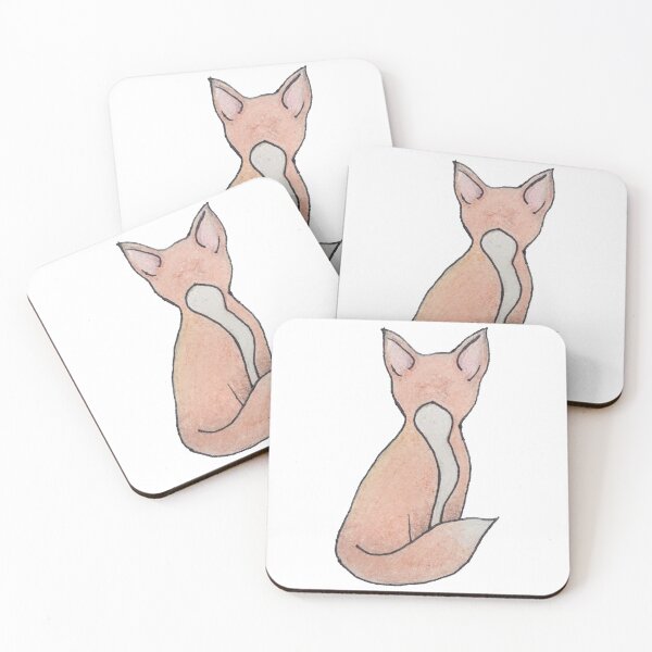 Item preview, Simple fox doodle drawing designed and sold by Phoebew03.