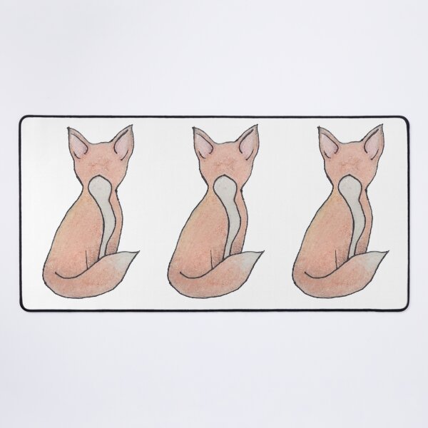 Item preview, Simple fox doodle drawing designed and sold by Phoebew03.