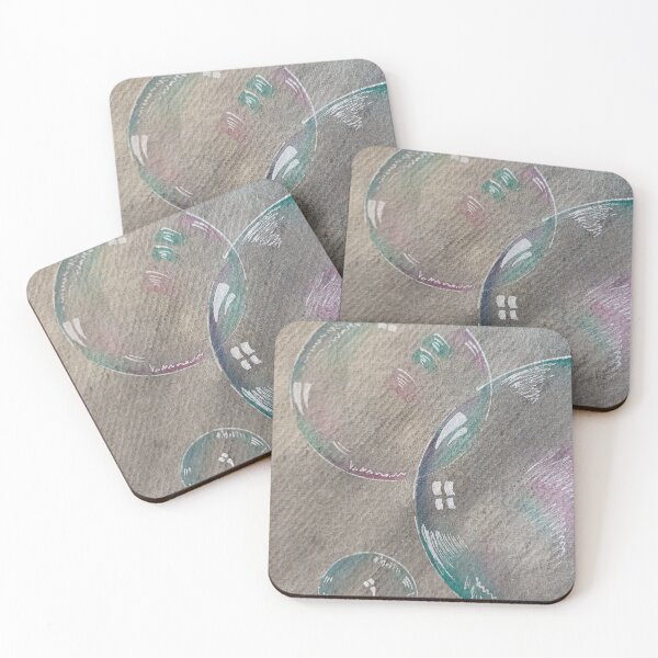 Item preview, Bubbles in bloom (watercolour bubble artwork) designed and sold by KBarkerLondon.