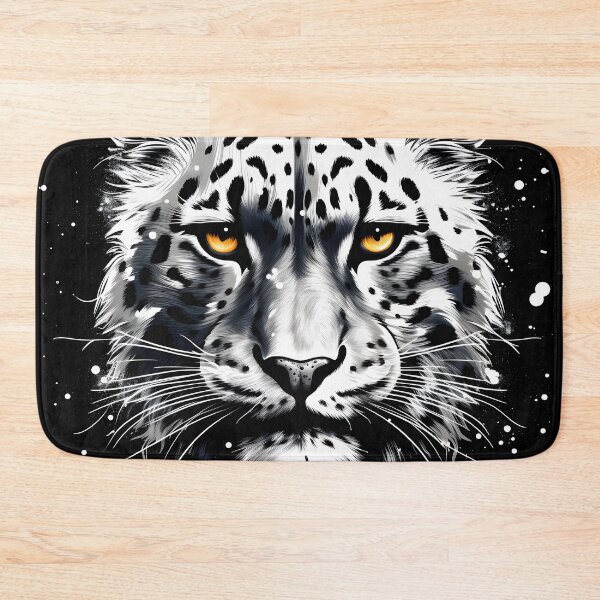 Item preview, Snow Leopard painting designed and sold by ManuelAndreas.