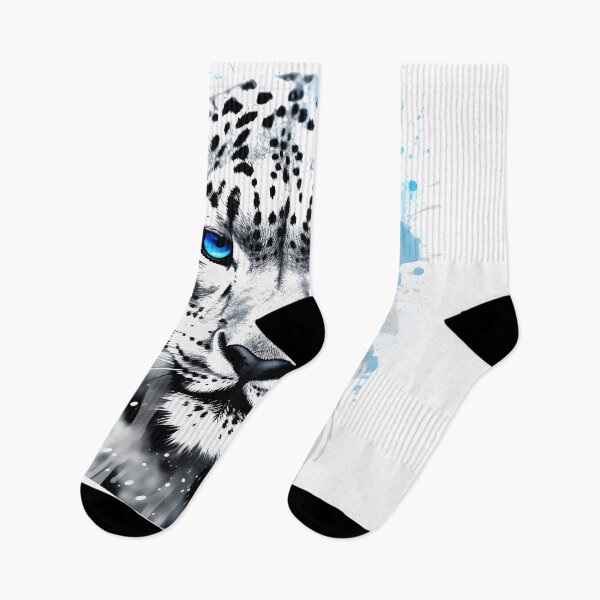 Item preview, Snow Leopard painting designed and sold by ManuelAndreas.