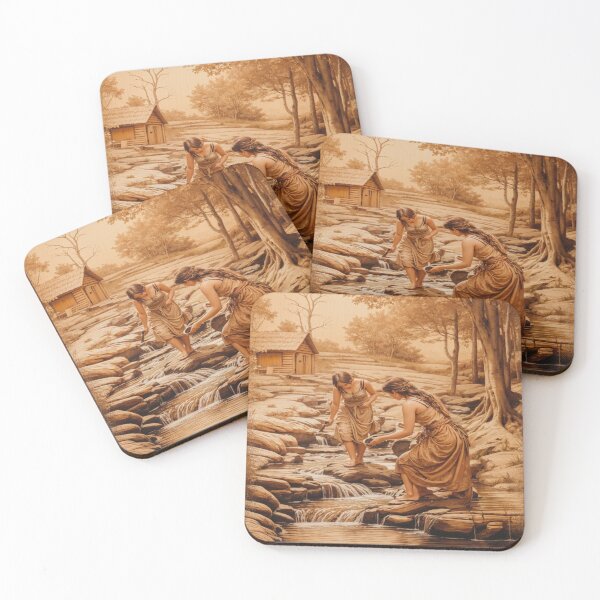 Item preview, Two girls wood panel designed and sold by Easton designer.