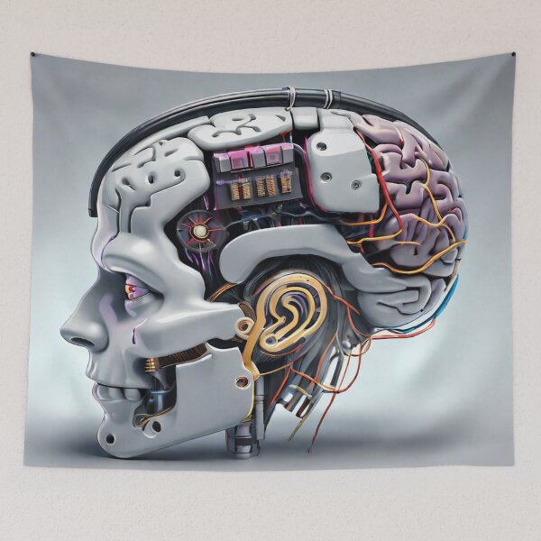 Item preview, Cyborg Human Brain designed and sold by KoliBabb.