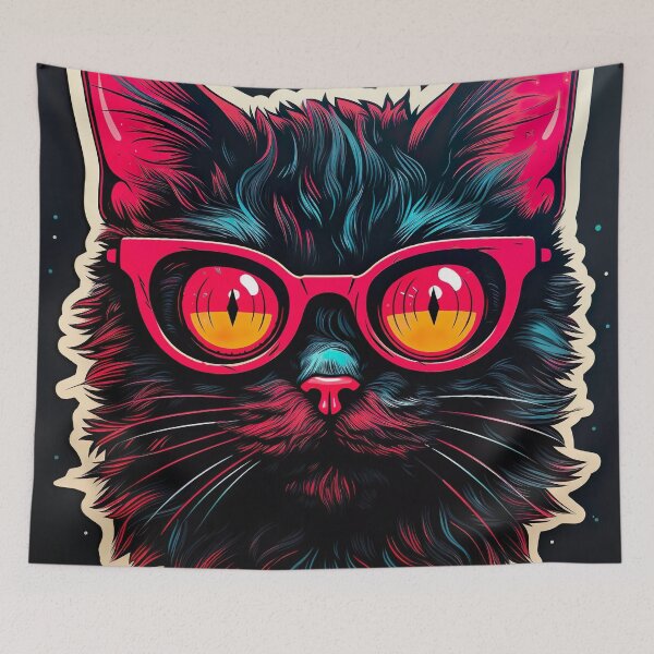 Item preview, kedic black cat designed and sold by Kalsaver.