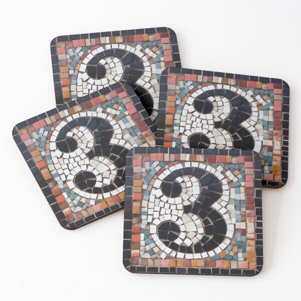 Item preview, PEGATINA MOSAICO CASA NÚMERO 3 designed and sold by stickysterscom.