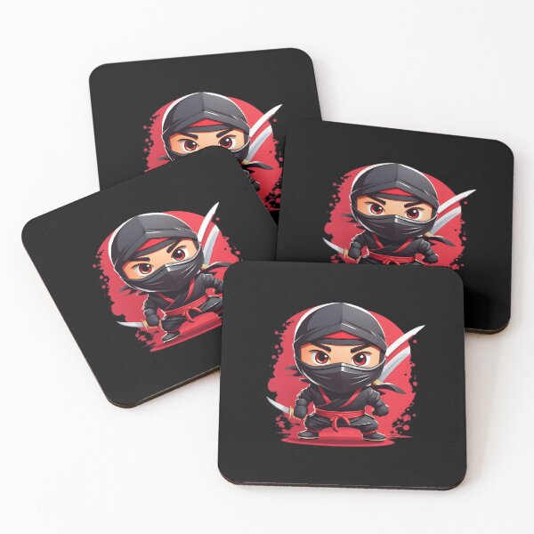 Item preview, Ninja warrior red black designed and sold by mrlazypl.