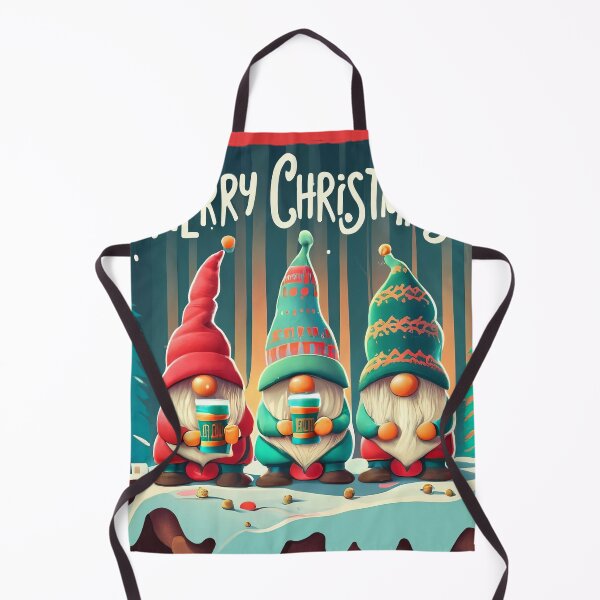 Item preview, Christmas Gnomes and Holiday Drinks - Festive Art designed and sold by Emaga Digital Studio.
