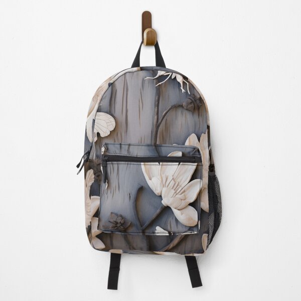 Item preview, burned wood flower art print designed and sold by dcrc.