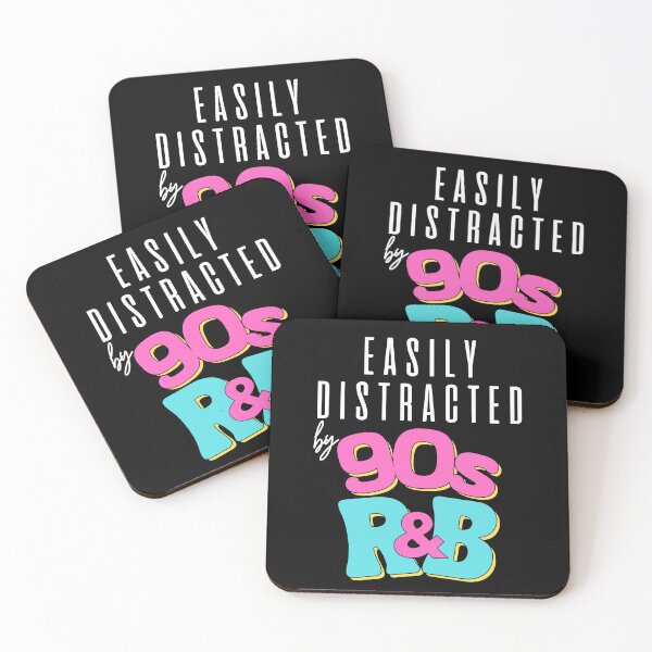 Item preview, Easily Distracted by 90's R&B Music Lover Passion Retro Concert Festival  designed and sold by BunBuntheDog-.