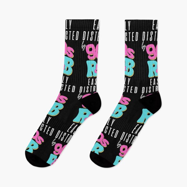 Item preview, Easily Distracted by 90's R&B Music Lover Passion Retro Concert Festival  designed and sold by BunBuntheDog-.