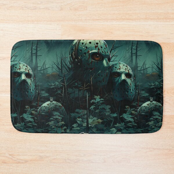 Item preview, A Friday the 13th nightmare and mask pattern haunts designed and sold by StrawberryJolly.