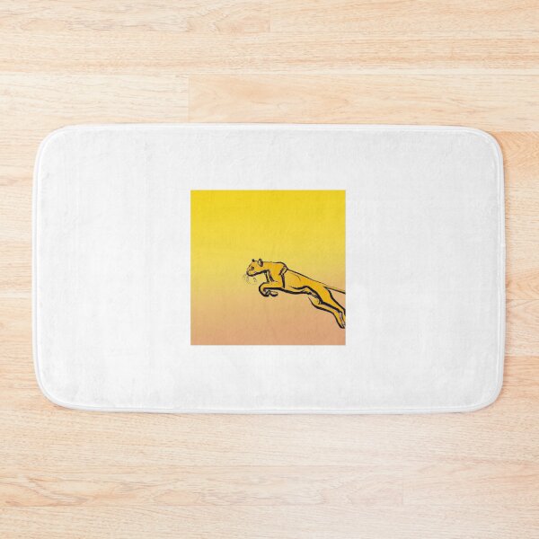 Item preview, A trotting yellow panther designed and sold by Drake Lewdly.