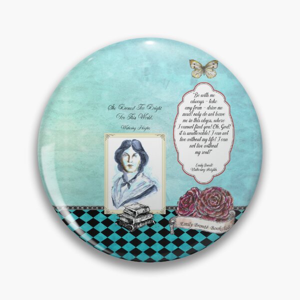 Item preview, Emily Bronte Bookclub - Withering Heights - The Bronte sisters quote. designed and sold by FanitsaArt.