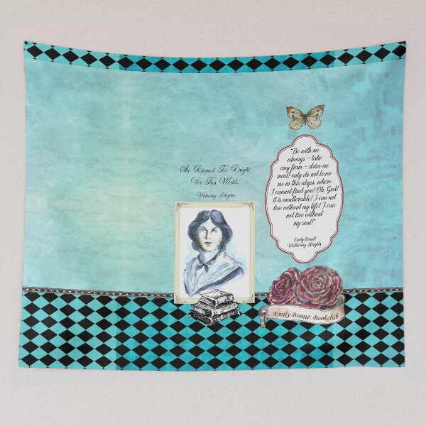 Item preview, Emily Bronte Bookclub - Withering Heights - The Bronte sisters quote. designed and sold by FanitsaArt.