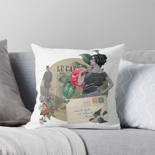 Item preview, The Letter - Vintage Inspired Collage Illustration designed and sold by Ifan Bates.