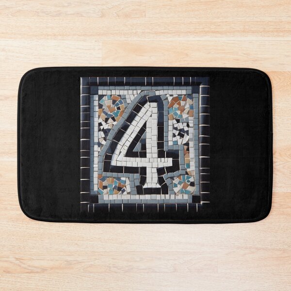 Item preview, HOUSE NUMBER 4 MOSAIC STICKER designed and sold by stickysterscom.