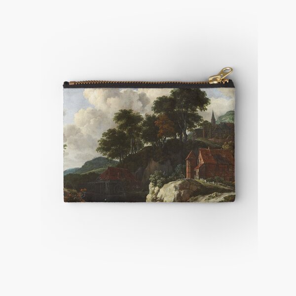 Item preview, Hilly Landscape with a Watermill designed and sold by tomorrowsart.