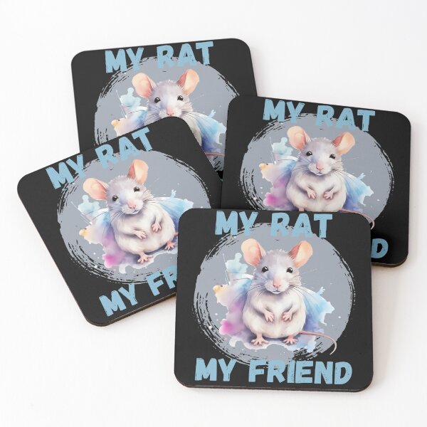 Item preview, Watercolor Rat My Rat My Friend designed and sold by Madlen-moon.