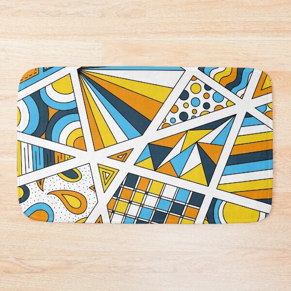 Item preview, AroAce Pride Zen Doodle Sunset Flag Modern Abstract designed and sold by JoyfulJen.