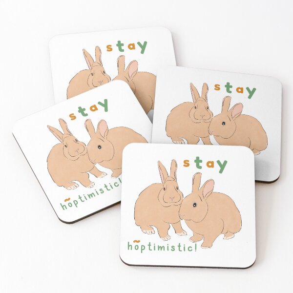 Item preview, Stay Hoptimistic! designed and sold by ArtsieArt.