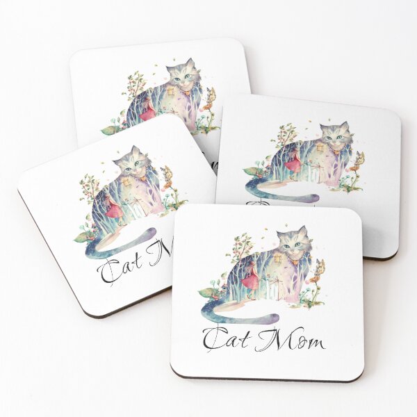 Item preview, Cat Mom, Cute and Playful Cat Artwork designed and sold by Zohaa45.