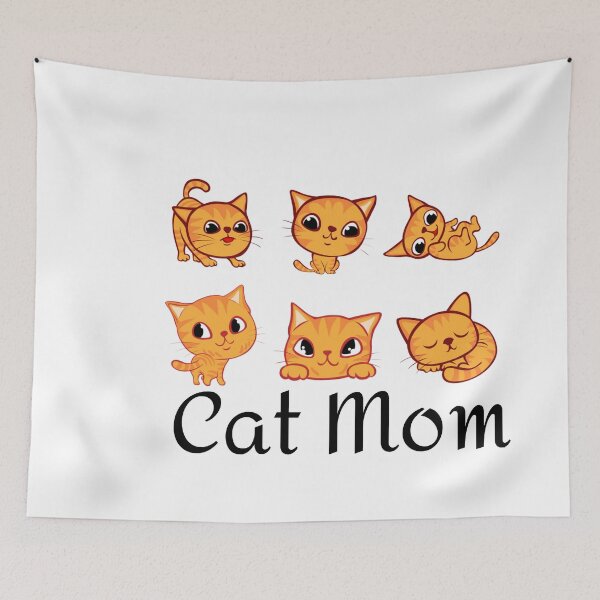 Item preview, Cat Mom, Cute and Playful Cat Artwork designed and sold by Zohaa45.
