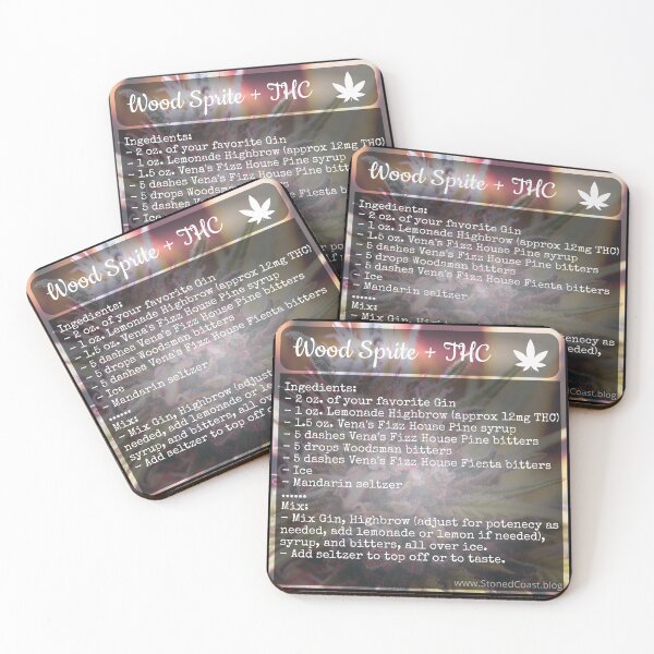 Item preview, Recipe Card - Wood Sprite + THC designed and sold by StonedCoast.