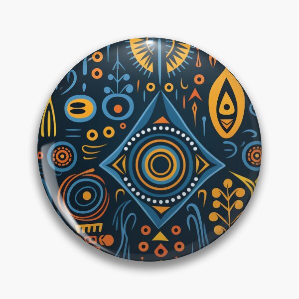 Item preview, African tribal abstract style designed and sold by annabubster.