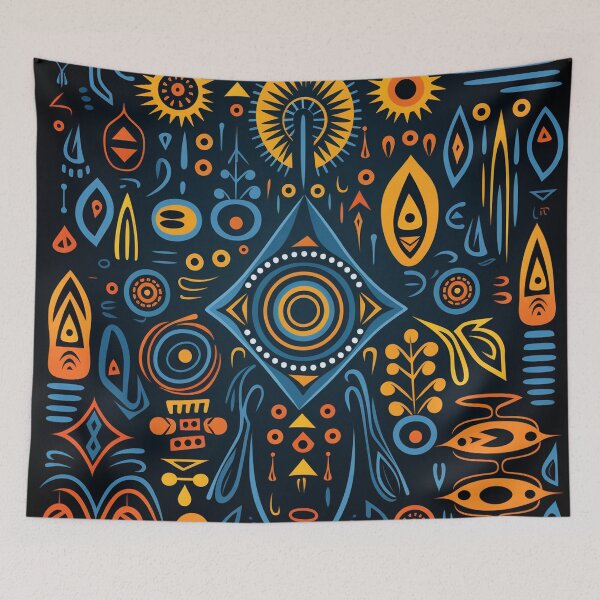 Item preview, African tribal abstract style designed and sold by annabubster.