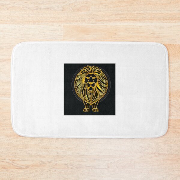 Item preview, A stepping yellow lion designed and sold by Drake Lewdly.