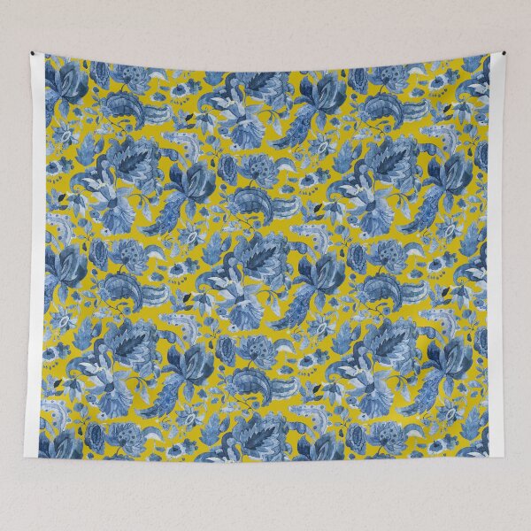 Item preview, Jacobean flower ramage designed and sold by Alessandro Remo Mazzoni Remotextiles.