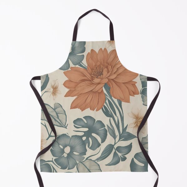 Item preview, Colored lithography style floral pattern designed and sold by twisted-dot.