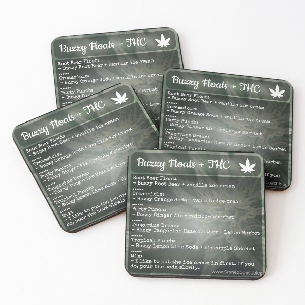 Item preview, Recipe Card - Ice Cream Floats + THC designed and sold by StonedCoast.