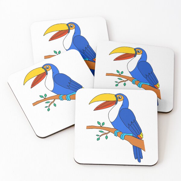 Item preview, Smiling Toucan cute happy animal  designed and sold by micarto.