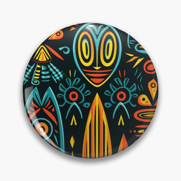 Item preview, African tribal abstract style designed and sold by annabubster.