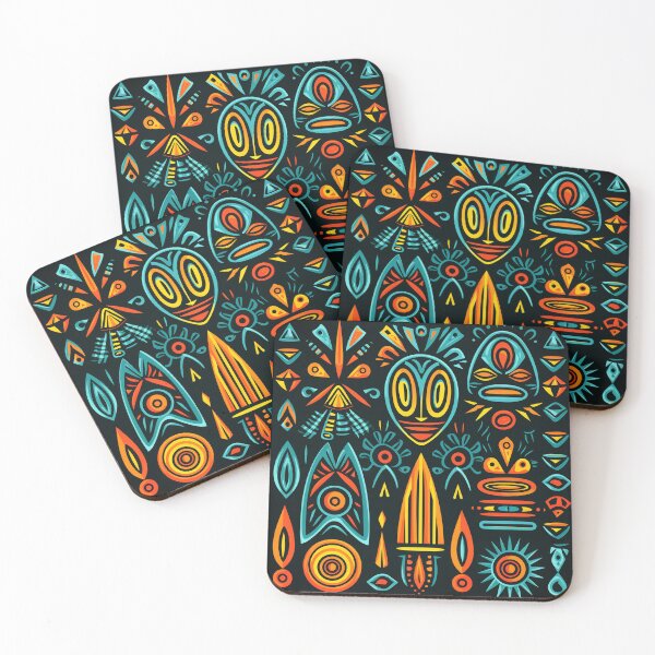 Item preview, African tribal abstract style designed and sold by annabubster.