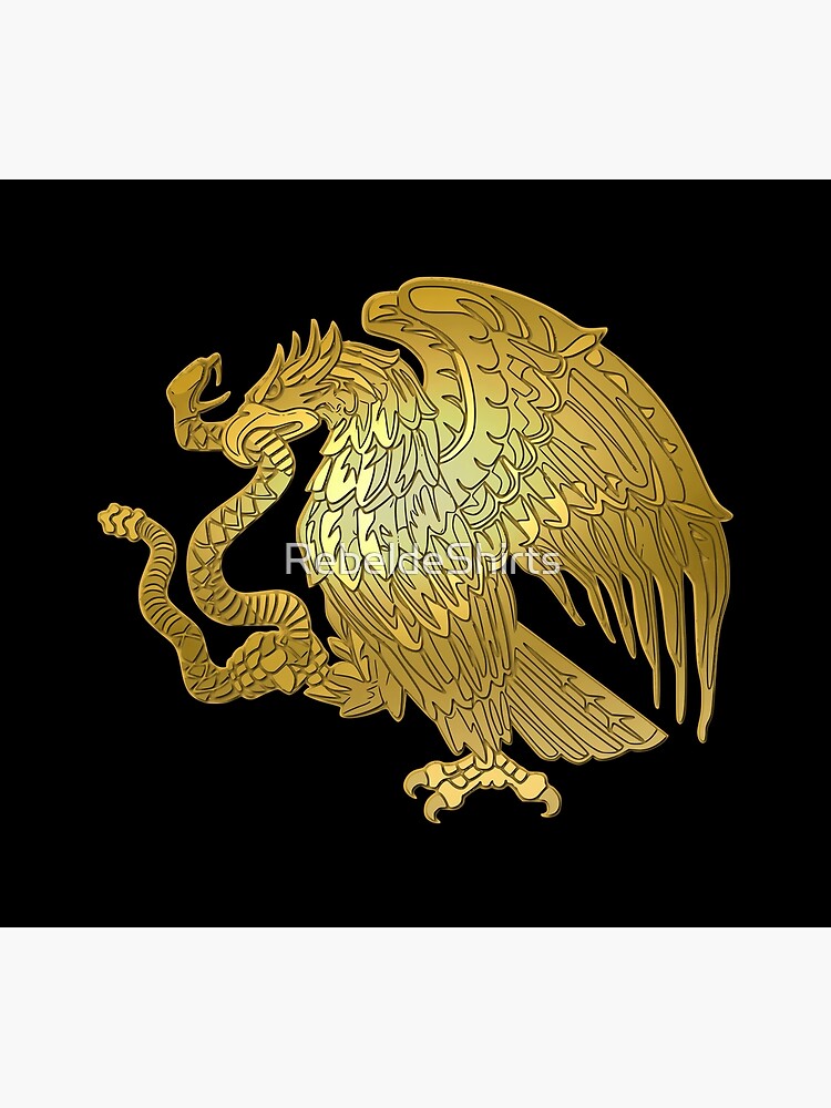 Gold Mexican Eagle by RebeldeShirts