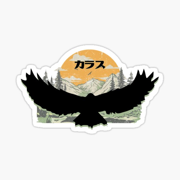 Item preview, Black raven bird designed and sold by nuevo-arte.