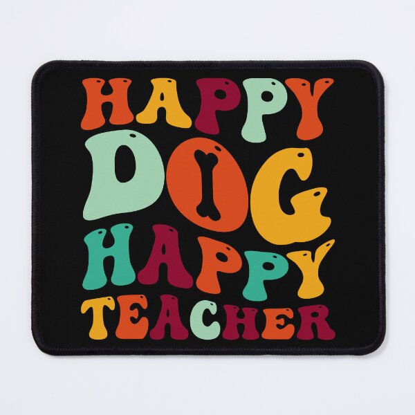 Item preview, Teacher Dog Lover Wife Mom Grandma Funny Colorful Groovy designed and sold by aymanehammi.