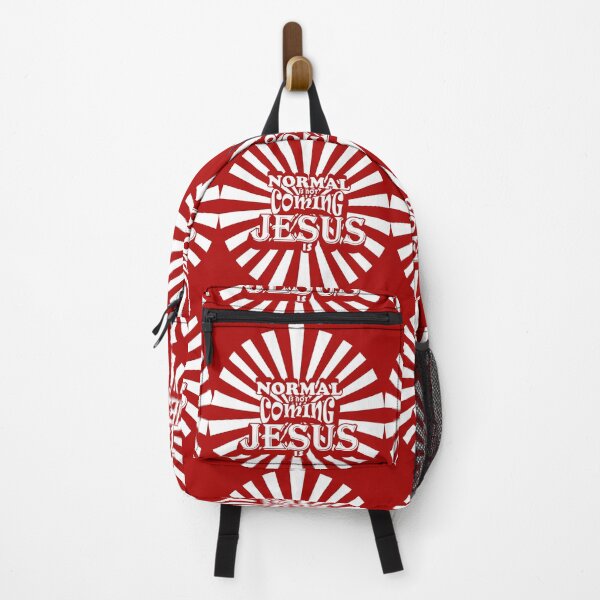 Item preview, normal is not coming back jesus is - white circular design designed and sold by ZechJohnRB.