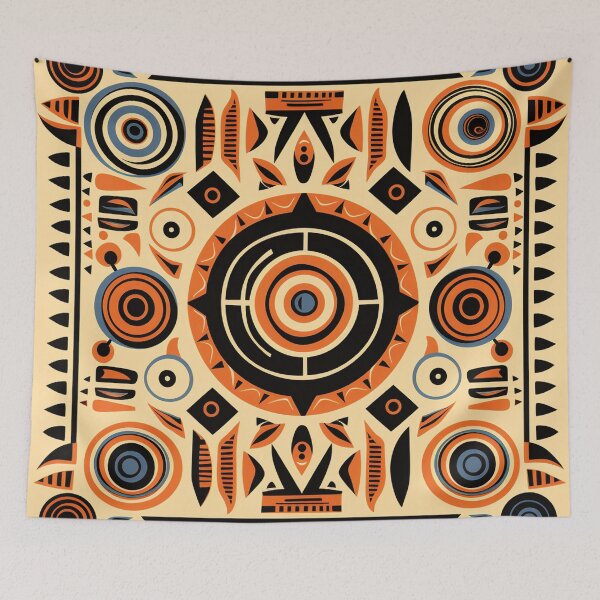 Item preview, African tribal abstract style designed and sold by annabubster.