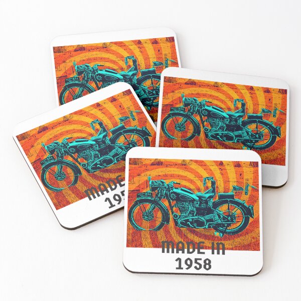 Item preview, BSA VINTAGE BIKE LOVERS MADE  IN 1958 designed and sold by Opalbluerose.