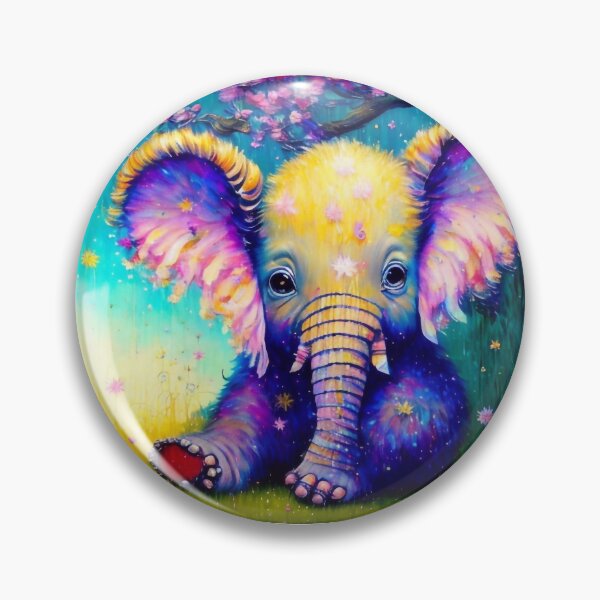 Item preview, A very pretty cute magical baby elephant designed and sold by M-Y-A-R-T-.